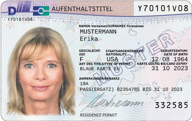 تصویر بلوکارت آلمان