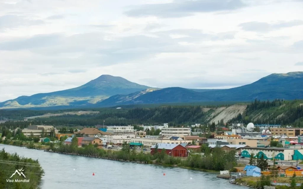 چشمانداز شهر وایت هورس کانادا؛ مرکز استان یوکان